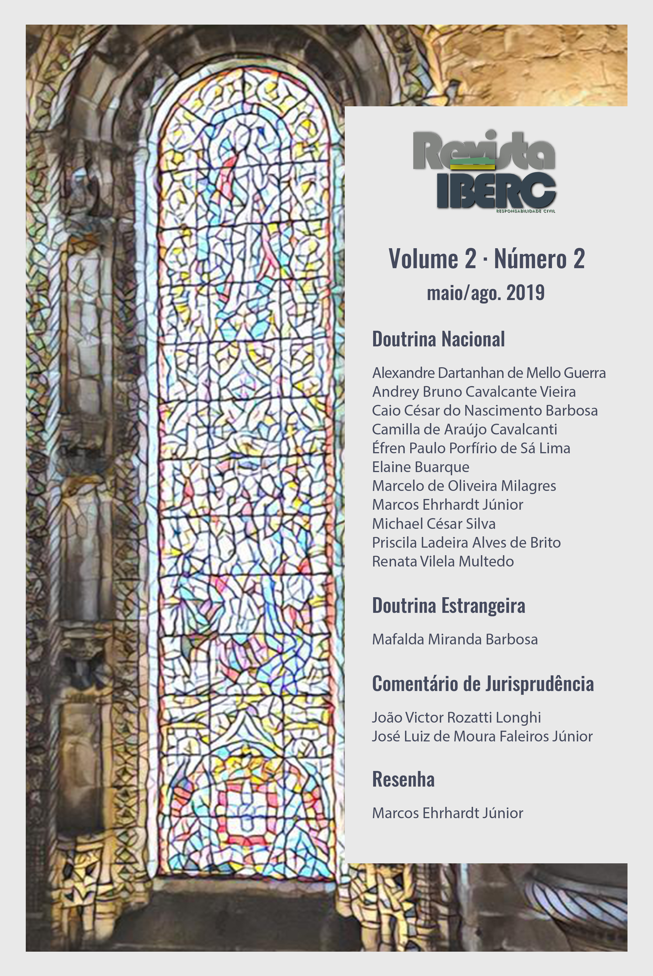 Capa da Revista IBERC - Volume 2 - Número 2